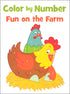COLOR BY NUMBER FUN ON THE FARM - DOVER PUBLICATIONS